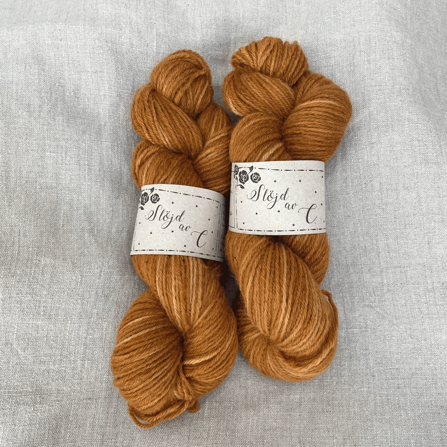 Garn, Merino melerad kolabrun