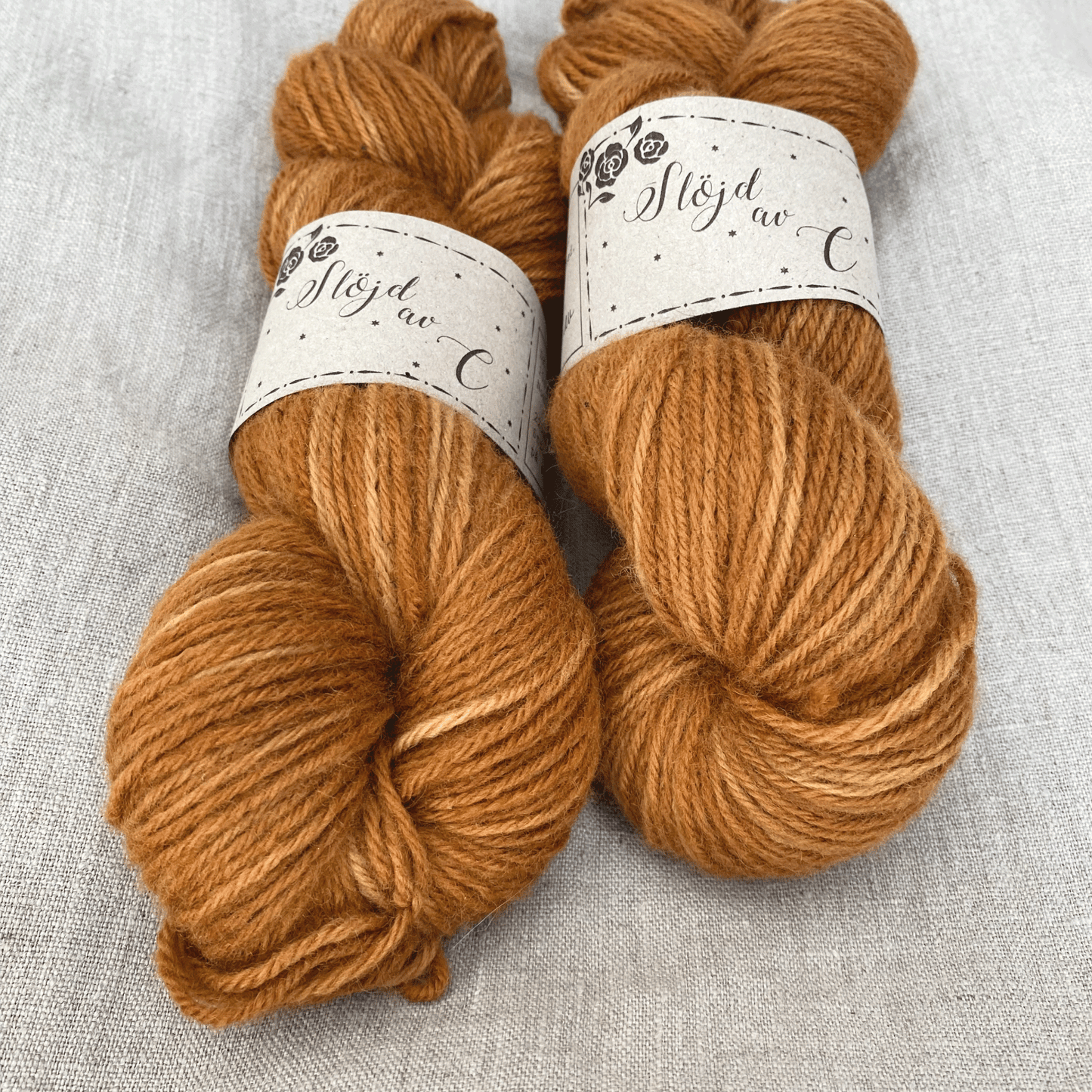 Garn, Merino melerad kolabrun