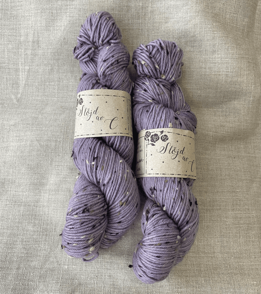 Garn, Merino m. tweed, ljus lavendel